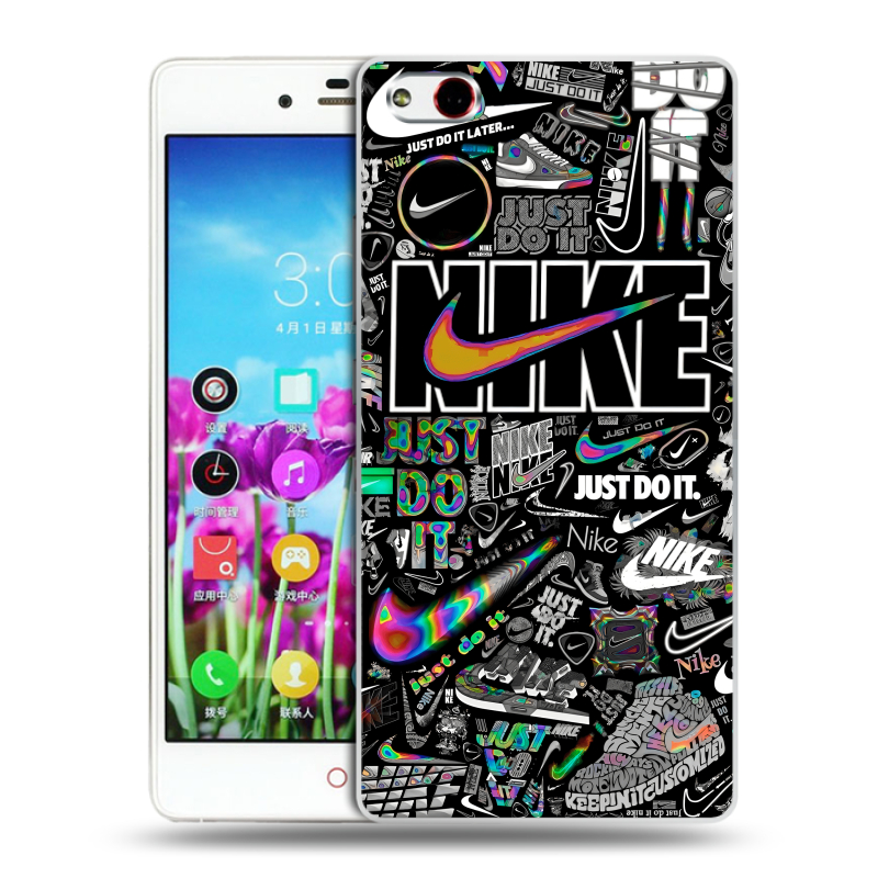 Пластиковый чехол на ZTE Nubia Z9 Max с принтом Найк Пластиковый чехол на ZTE Nubia Z9 Max с принтом Найк