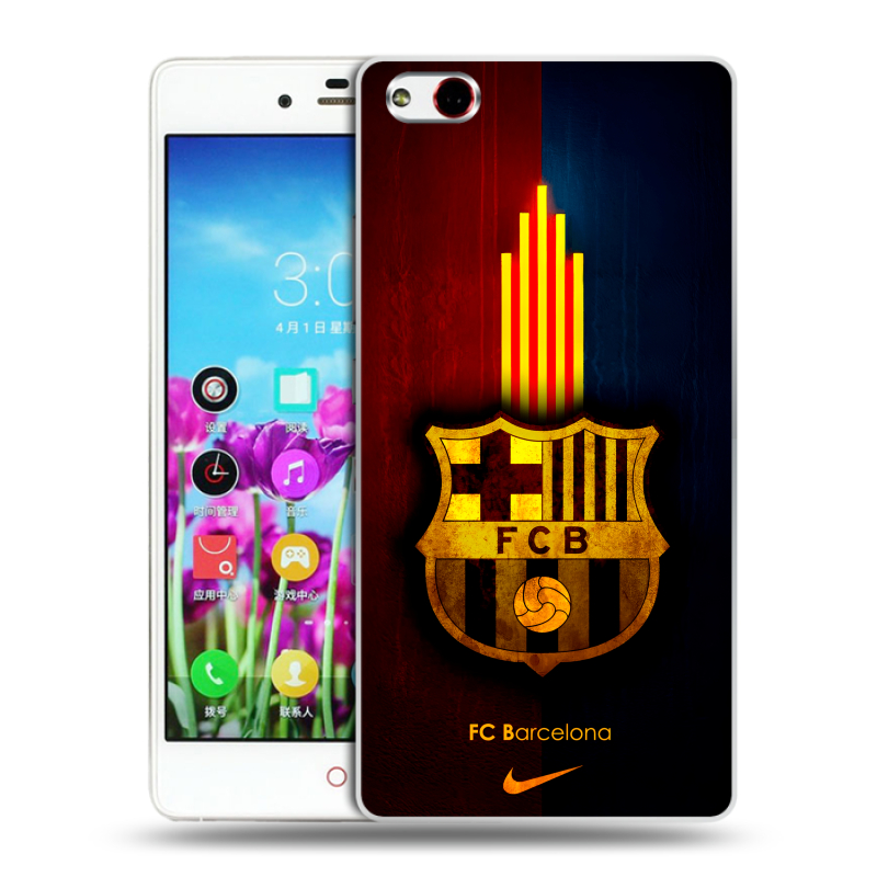 Силиконовый чехол на ZTE Nubia Z9 Max с принтом Барселона Barcelona Силиконовый чехол на ZTE Nubia Z9 Max с принтом Барселона Barcelona