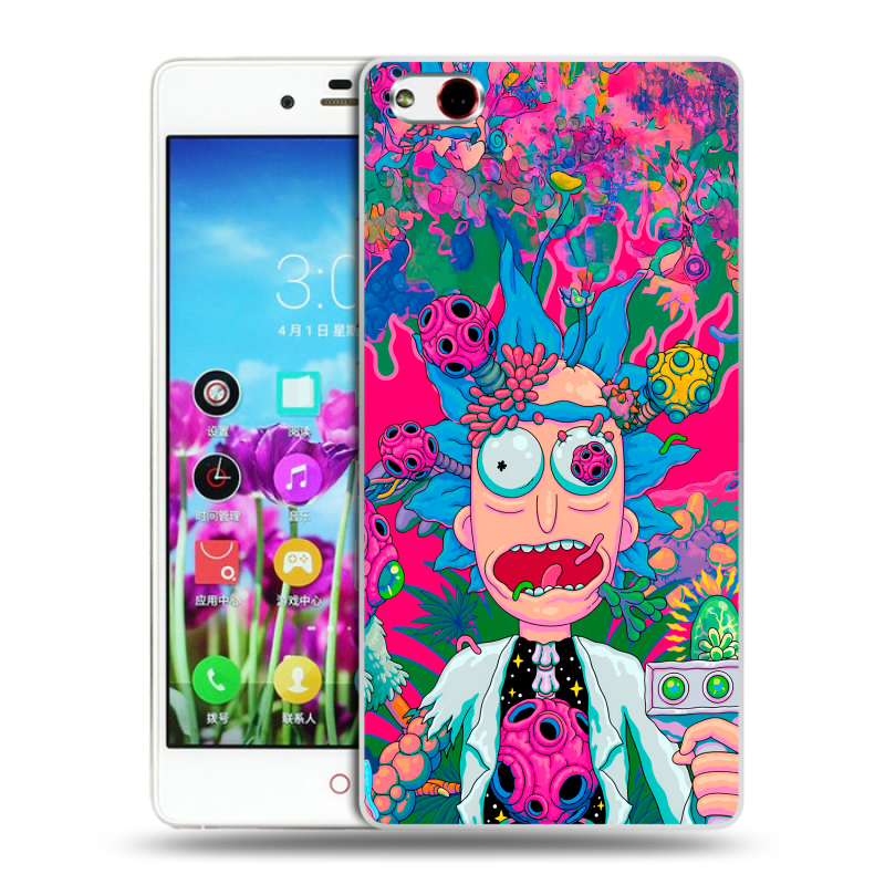 Силиконовый чехол на ZTE Nubia Z9 Max с принтом Рик и Морти Rick Morty Силиконовый чехол на ZTE Nubia Z9 Max с принтом Рик и Морти Rick Morty