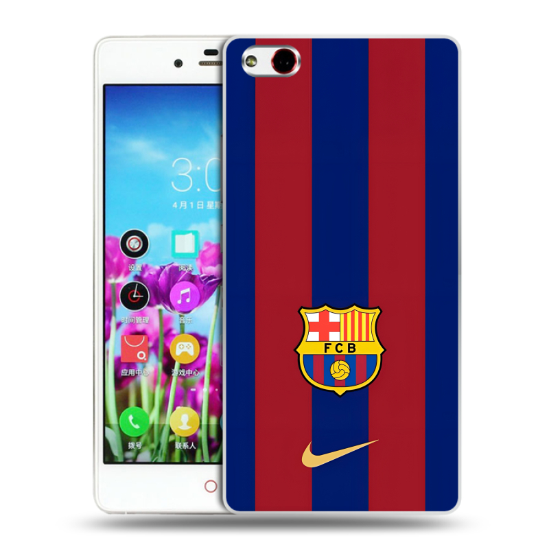 Силиконовый чехол на ZTE Nubia Z9 Max с принтом Барселона Barcelona Силиконовый чехол на ZTE Nubia Z9 Max с принтом Барселона Barcelona