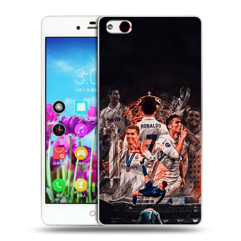 Силиконовый чехол на ZTE Nubia Z9 Max с принтом Реал Роналдо Real Ronaldo Силиконовый чехол на ZTE Nubia Z9 Max с принтом Реал Роналдо Real Ronaldo