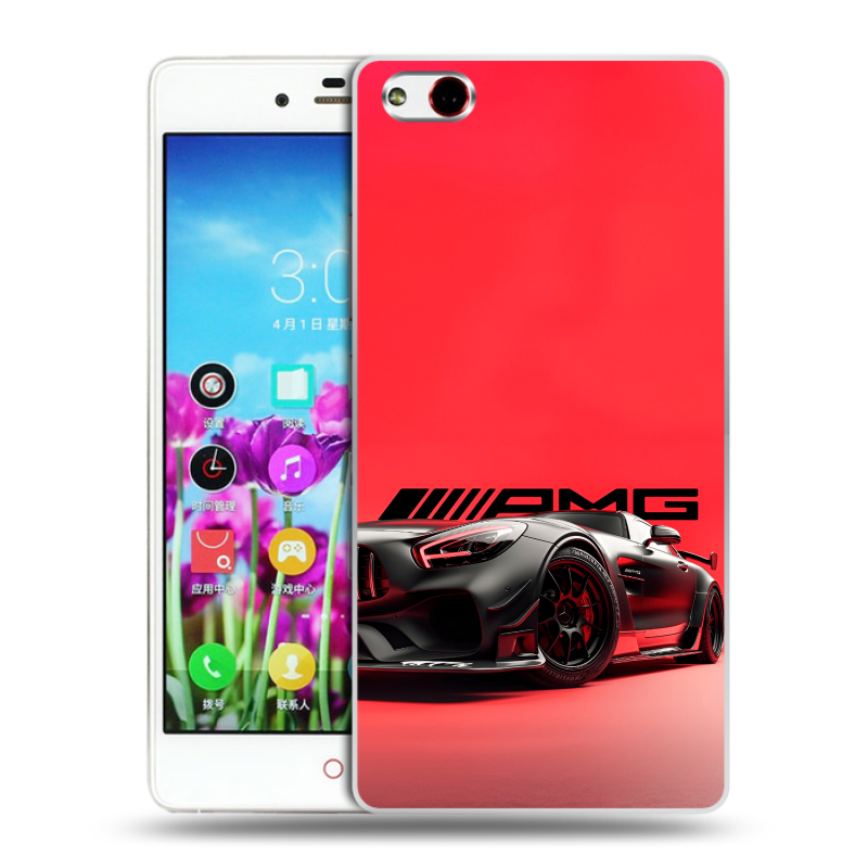Пластиковый чехол на ZTE Nubia Z9 Max с принтом Мерседес Mercedes AMG Пластиковый чехол на ZTE Nubia Z9 Max с принтом Мерседес Mercedes AMG