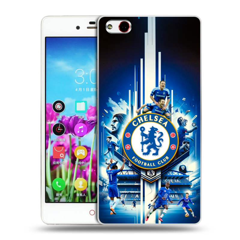 Силиконовый чехол на ZTE Nubia Z9 Max с принтом Chelsea Челси Силиконовый чехол на ZTE Nubia Z9 Max с принтом Chelsea Челси