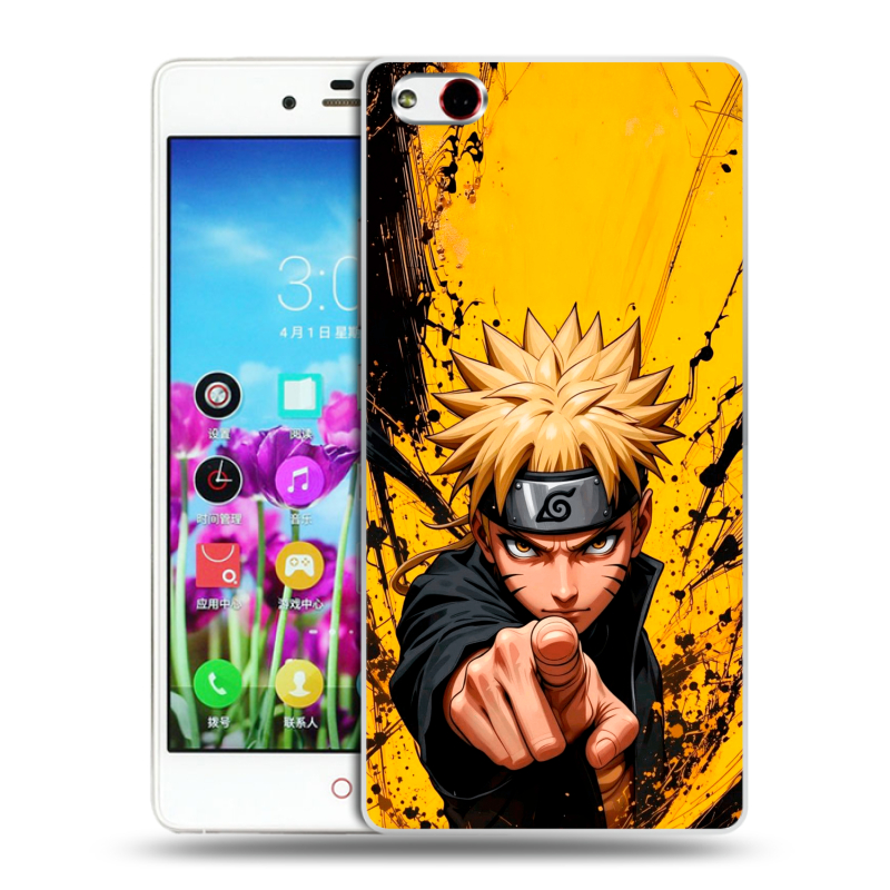 Силиконовый чехол на ZTE Nubia Z9 Max с принтом Naruto Наруто Силиконовый чехол на ZTE Nubia Z9 Max с принтом Naruto Наруто