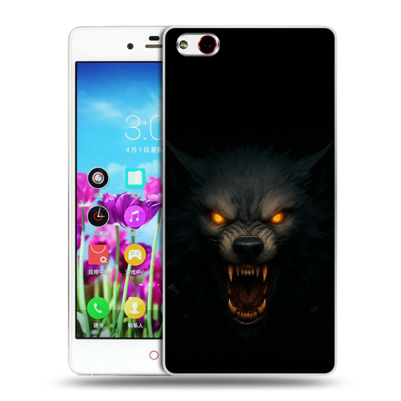 Пластиковый чехол на ZTE Nubia Z9 Max с принтом Волк Пластиковый чехол на ZTE Nubia Z9 Max с принтом Волк