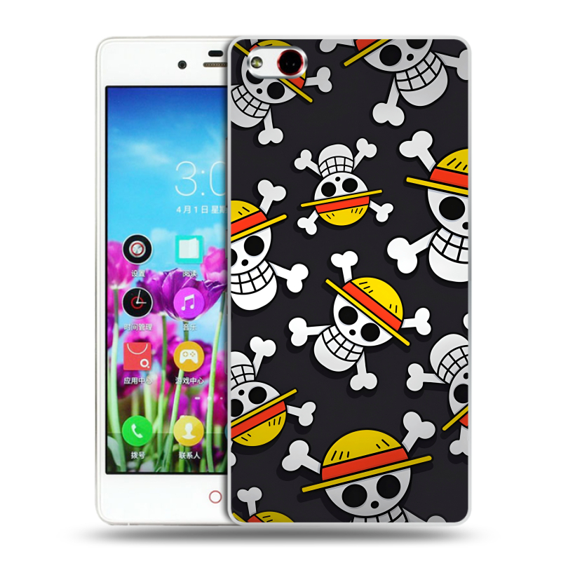 Силиконовый чехол на ZTE Nubia Z9 Max с принтом One Piece Ван Пис Силиконовый чехол на ZTE Nubia Z9 Max с принтом One Piece Ван Пис