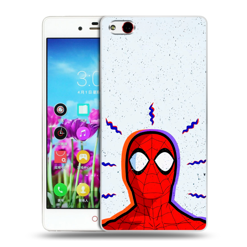 Пластиковый чехол на ZTE Nubia Z9 Max с принтом Spiderman Человек паук Пластиковый чехол на ZTE Nubia Z9 Max с принтом Spiderman Человек паук