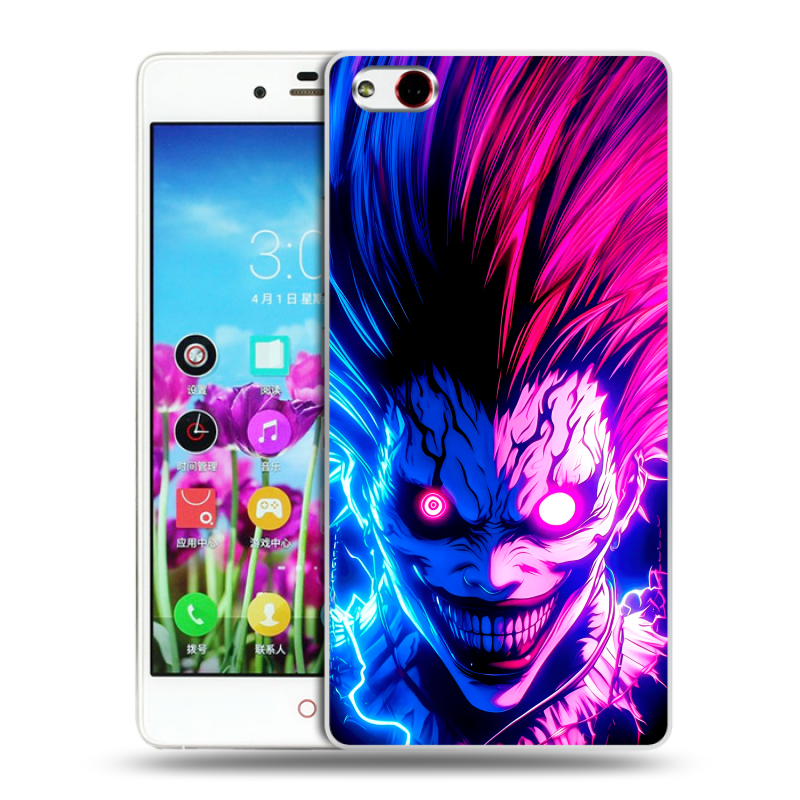 Силиконовый чехол на ZTE Nubia Z9 Max с принтом Death note Тетрадь смерти Силиконовый чехол на ZTE Nubia Z9 Max с принтом Death note Тетрадь смерти