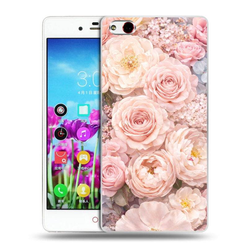Пластиковый чехол на ZTE Nubia Z9 Max с принтом женский Пластиковый чехол на ZTE Nubia Z9 Max с принтом женский