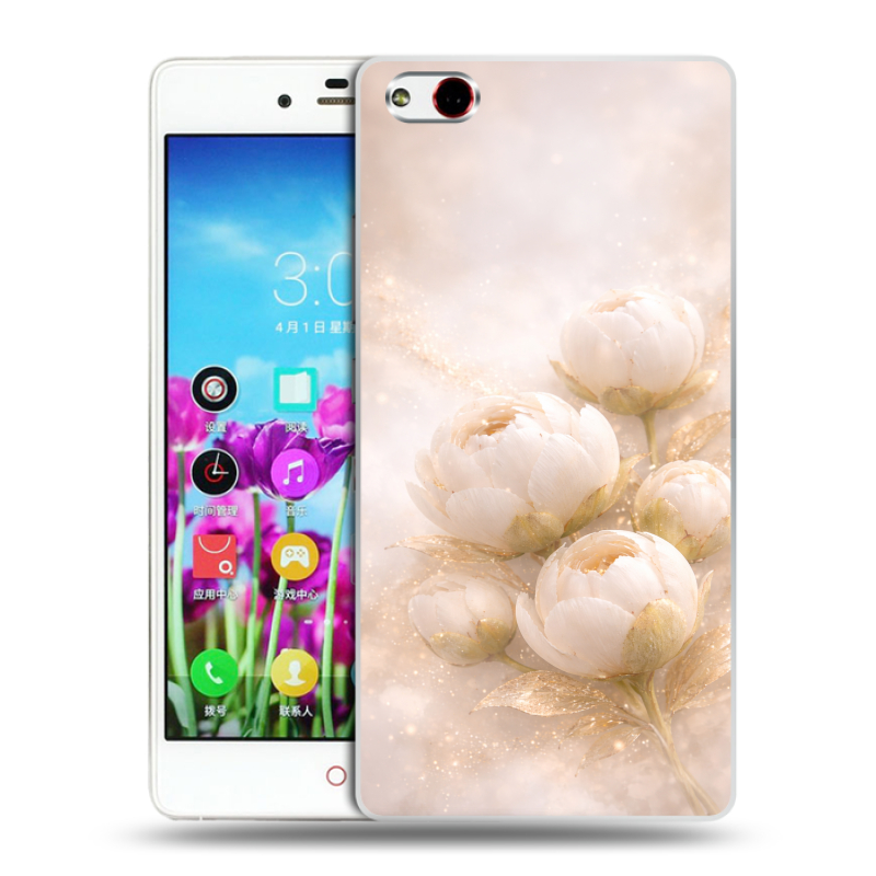 Силиконовый чехол на ZTE Nubia Z9 Max с принтом женский Силиконовый чехол на ZTE Nubia Z9 Max с принтом женский