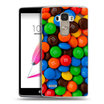 Силиконовый чехол на LG G4 Stylus с принтом Конфеты
