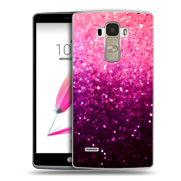 Силиконовый чехол на LG G4 Stylus с принтом Блестки Силиконовый чехол на LG G4 Stylus с принтом Блестки