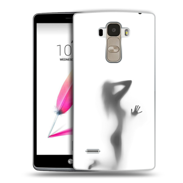 Силиконовый чехол на LG G4 Stylus с принтом Силуэт