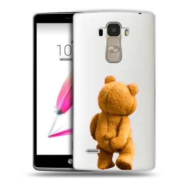 Силиконовый чехол на LG G4 Stylus с принтом Медведь