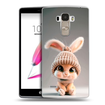 Силиконовый чехол на LG G4 Stylus с принтом Кролик Силиконовый чехол на LG G4 Stylus с принтом Кролик