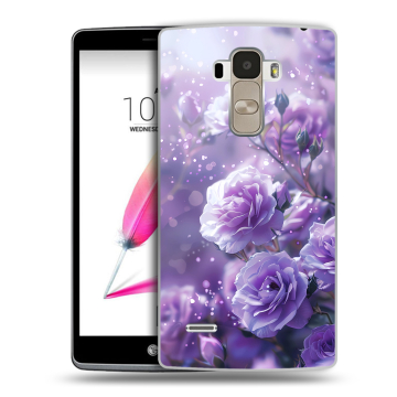 Силиконовый чехол на LG G4 Stylus с принтом Розы цветы Силиконовый чехол на LG G4 Stylus с принтом Розы цветы