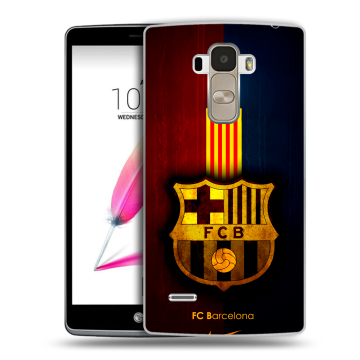 Силиконовый чехол на LG G4 Stylus с принтом Барселона Barcelona