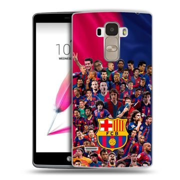 Силиконовый чехол на LG G4 Stylus с принтом Барселона Barcelona