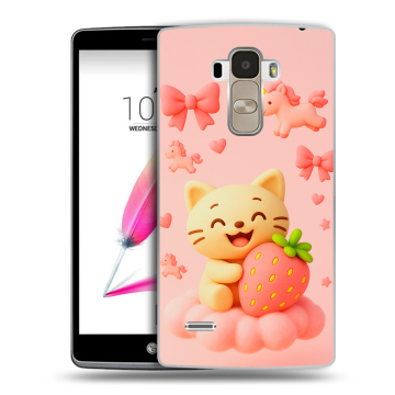 Силиконовый чехол на LG G4 Stylus с принтом для девочек