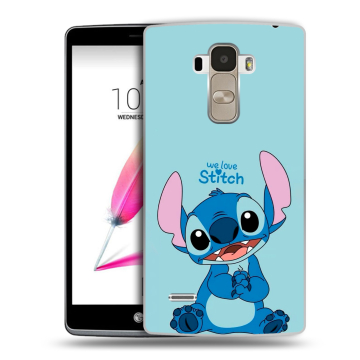 Силиконовый чехол на LG G4 Stylus с принтом Лило и Стич