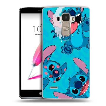 Силиконовый чехол на LG G4 Stylus с принтом Лило и Стич