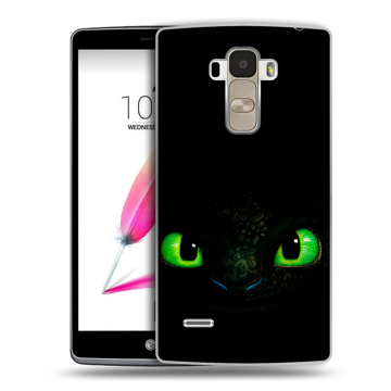 Силиконовый чехол на LG G4 Stylus с принтом Как приручить дракона