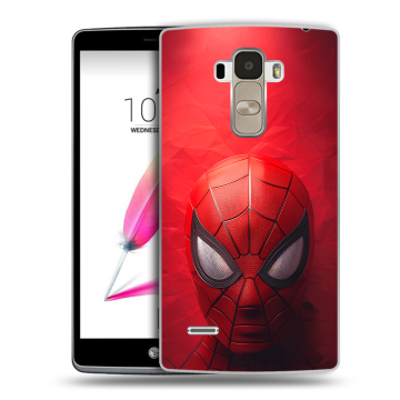 Силиконовый чехол на LG G4 Stylus с принтом Spiderman Человек паук
