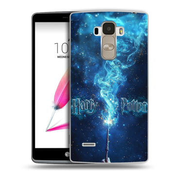 Силиконовый чехол на LG G4 Stylus с принтом Harry Potter Гарри Поттер