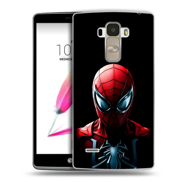 Силиконовый чехол на LG G4 Stylus с принтом Spiderman Человек паук