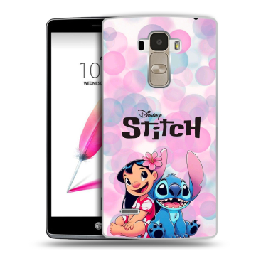 Силиконовый чехол на LG G4 Stylus с принтом Лило и Стич