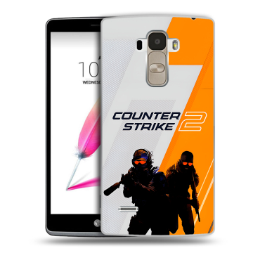 Силиконовый чехол на LG G4 Stylus с принтом Counter Strike