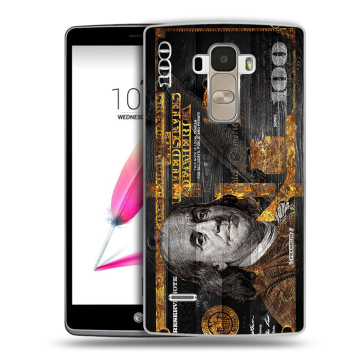 Силиконовый чехол на LG G4 Stylus с принтом Доллар деньги