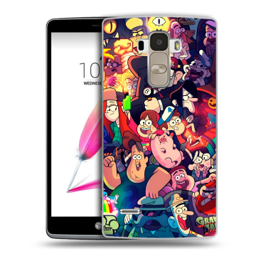 Силиконовый чехол на LG G4 Stylus с принтом Gravity Falls Гравити Фолз