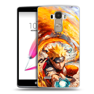 Силиконовый чехол на LG G4 Stylus с принтом Аниме Наруто Naruto