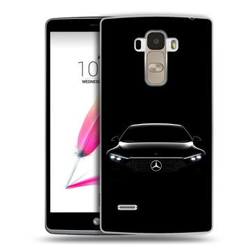 Силиконовый чехол на LG G4 Stylus с принтом Mercedes Мерседес