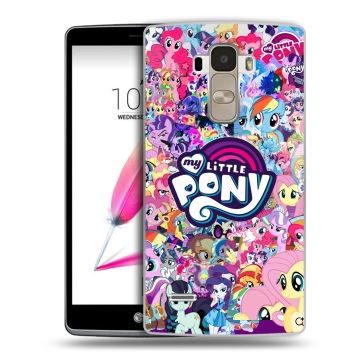 Силиконовый чехол на LG G4 Stylus с принтом My little pony Дружба чудо