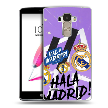 Силиконовый чехол на LG G4 Stylus с принтом Real Madrid Реал Мадрид