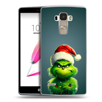 Силиконовый чехол на LG G4 Stylus с принтом Новый год