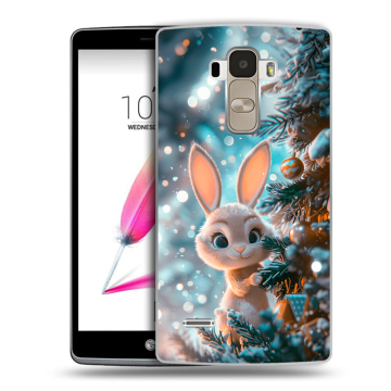 Силиконовый чехол на LG G4 Stylus с принтом Новый год
