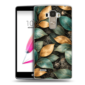 Силиконовый чехол на LG G4 Stylus с принтом женский