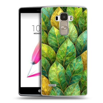 Силиконовый чехол на LG G4 Stylus с принтом женский