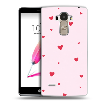 Силиконовый чехол на LG G4 Stylus с принтом для девочек