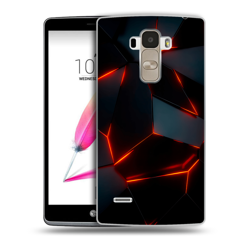 Пластиковый чехол на LG G4 Stylus с принтом Яркие абстракции Пластиковый чехол на LG G4 Stylus с принтом Яркие абстракции