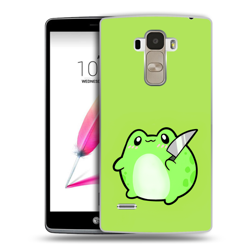 Пластиковый чехол на LG G4 Stylus с принтом Лягушенок Пластиковый чехол на LG G4 Stylus с принтом Лягушенок