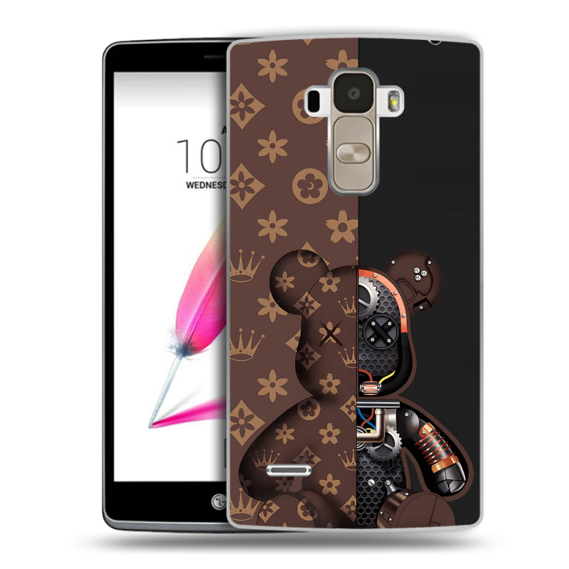Пластиковый чехол на LG G4 Stylus с принтом Луи робот Пластиковый чехол на LG G4 Stylus с принтом Луи робот