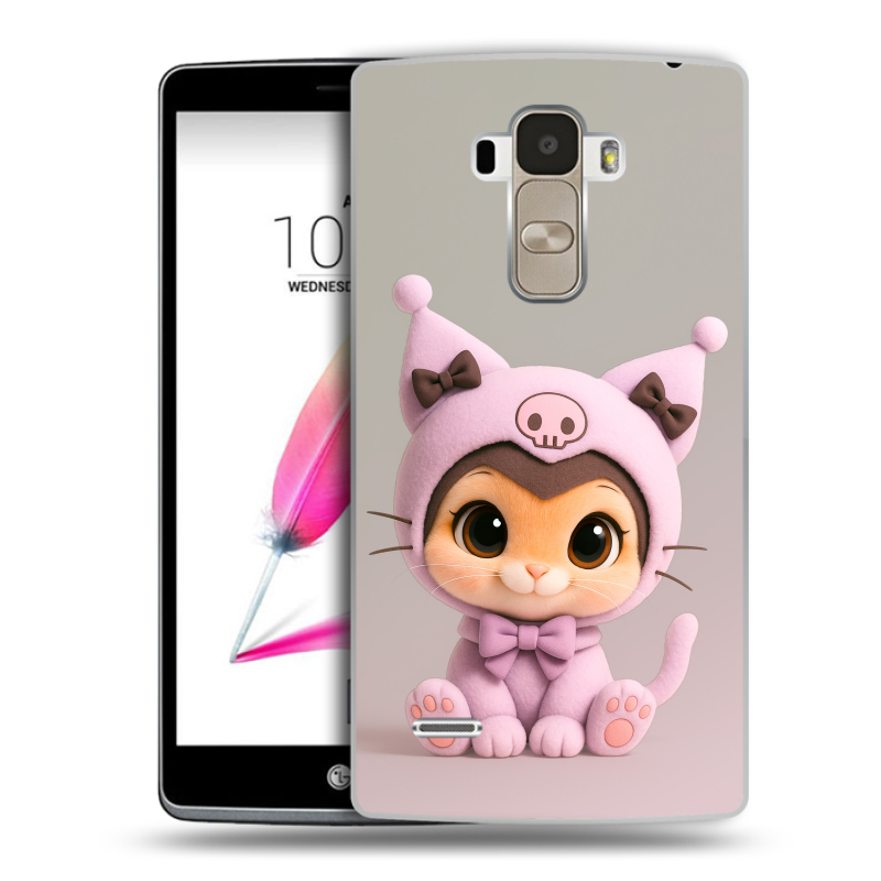 Пластиковый чехол на LG G4 Stylus с принтом Куроми Kuromi Пластиковый чехол на LG G4 Stylus с принтом Куроми Kuromi