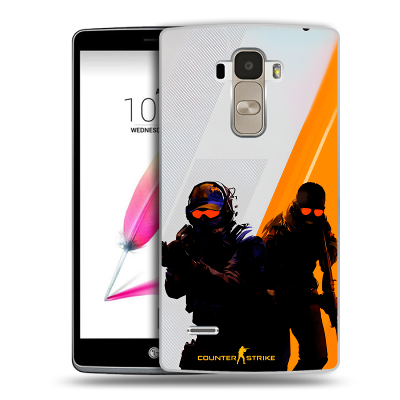 Пластиковый чехол на LG G4 Stylus с принтом Контер страйк Counter strike Пластиковый чехол на LG G4 Stylus с принтом Контер страйк Counter strike