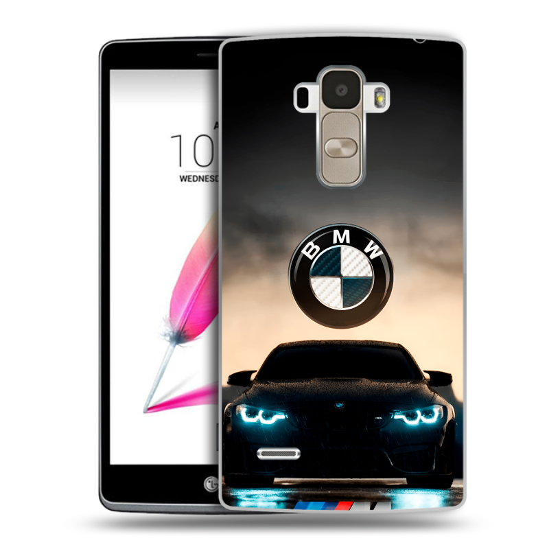 Силиконовый чехол на LG G4 Stylus с принтом БМВ BMW Силиконовый чехол на LG G4 Stylus с принтом БМВ BMW