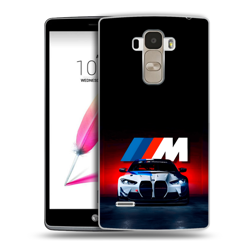 Силиконовый чехол на LG G4 Stylus с принтом БМВ BMW Силиконовый чехол на LG G4 Stylus с принтом БМВ BMW