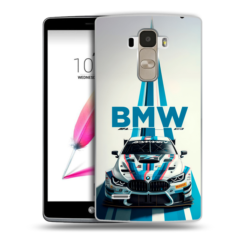 Пластиковый чехол на LG G4 Stylus с принтом БМВ BMW Пластиковый чехол на LG G4 Stylus с принтом БМВ BMW